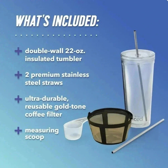 NWT Mr. Coffee® Iced™ Coffee Maker with Reusable Plastic Tumbler, Black - Picture 7 of 7